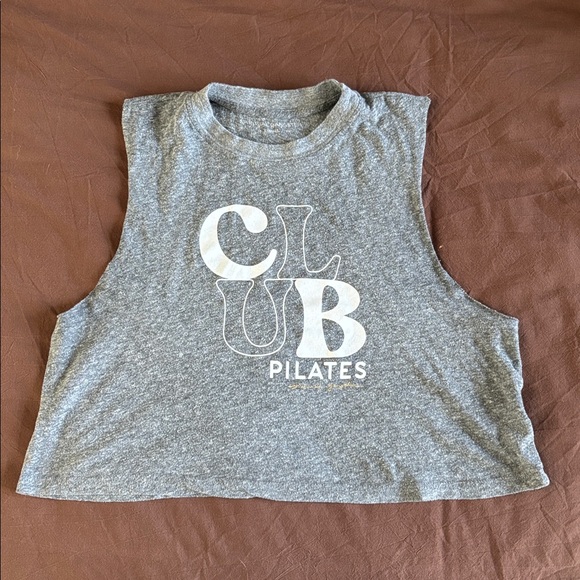 Spiritual Gangster Heather Gray Top, Club Pilates - Picture 1 of 2